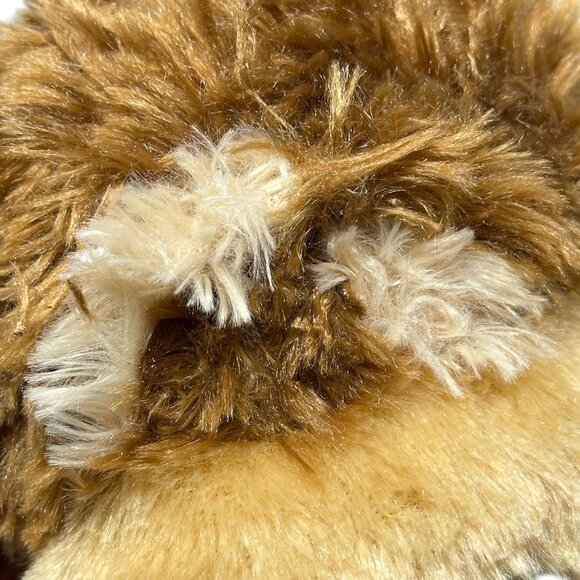 Floppy-Eared Brown Plush Dog Toy Tongue Out Chelsea Teddy Bear 10 Inch READ - Picture 7 of 11